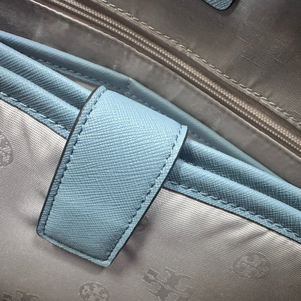 Tory Burch Large Emerson Tote “Blue Cloud” Color NWOT